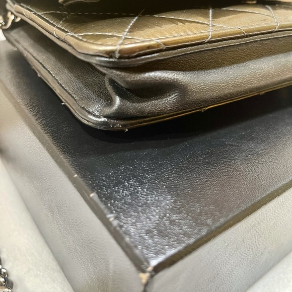 ❌SOLD❌💯Authentic Chanel Wallet on Chain WOC Green - Picture 5 of 15